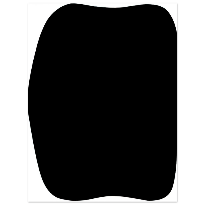 Ellsworth Kelly - Black Ripe 75x100 cm / 30x40inches Fine Art Poster