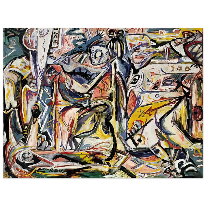 Jackson Pollock - CIRCUMCISION JANUARY 1946 1 75x100 cm / 30x40inches Fine Art Poster