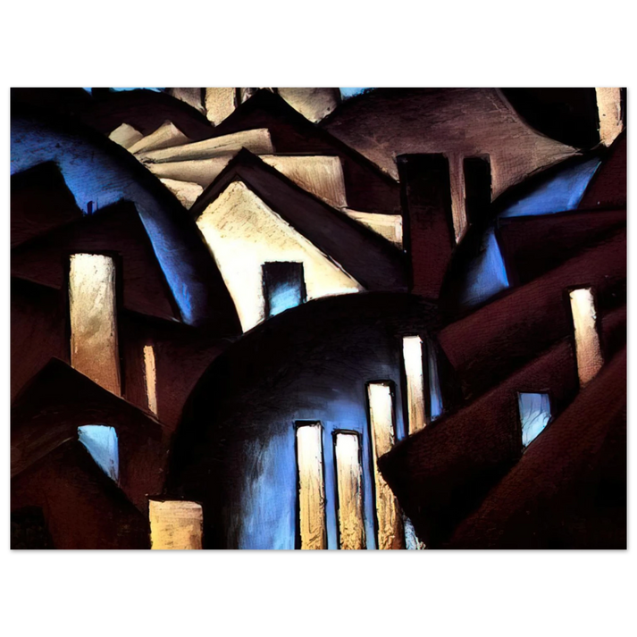 Arthur Dove - Nature Symbolized or Reefs - 1924 75x100 cm / 30x40inches Fine Art Poster