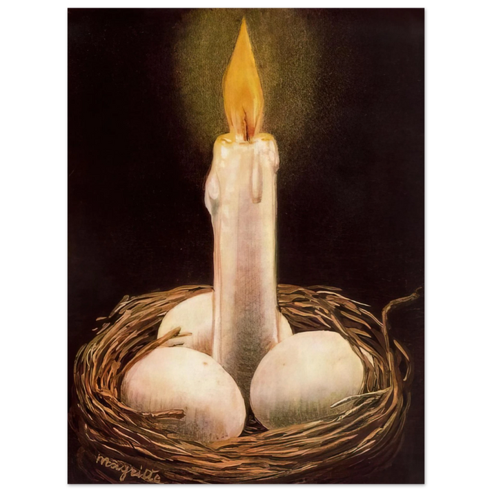 Rene Magritte - THE IMAGINATIVE FACULTY 1948 75x100 cm / 30x40inches Fine Art Poster