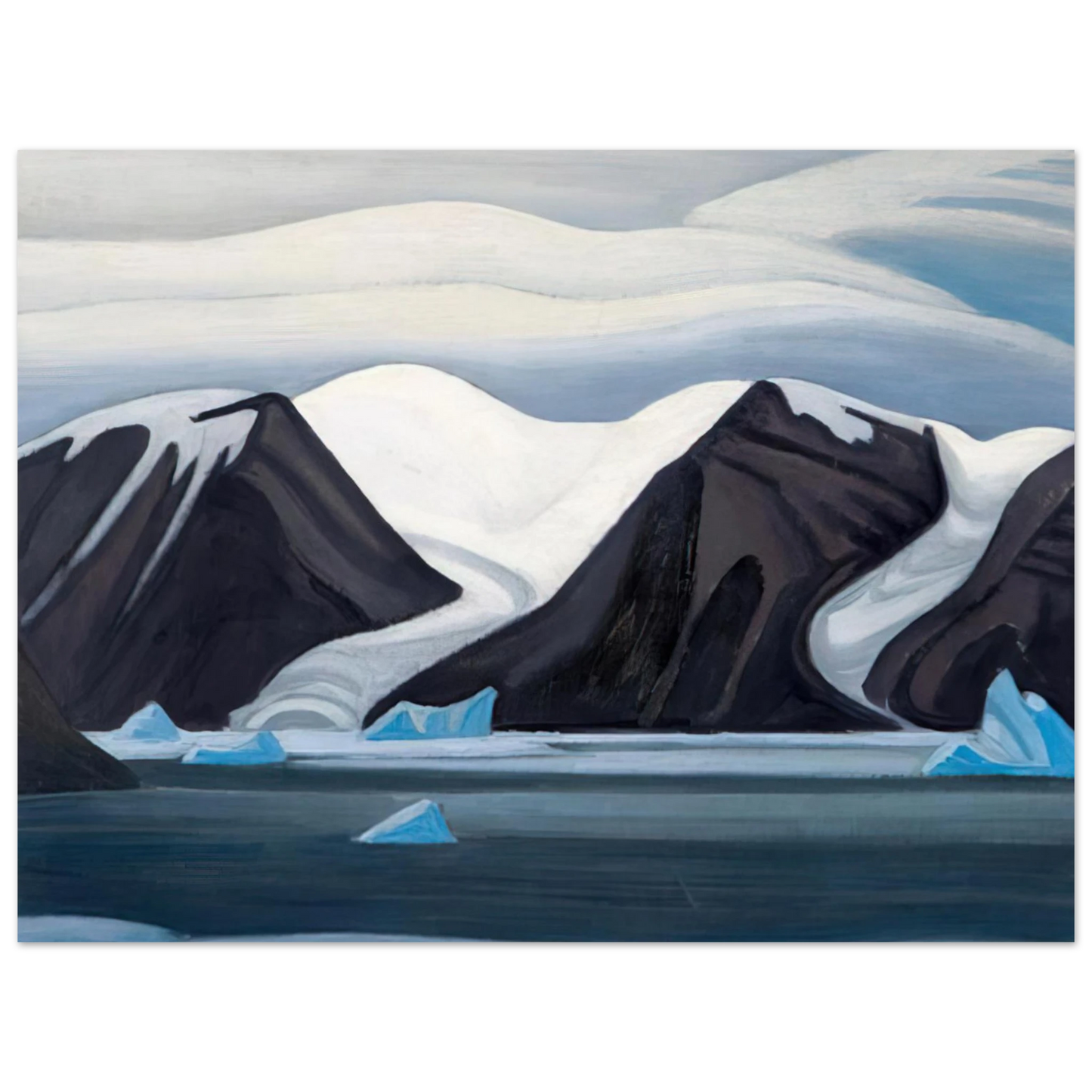 Lawren Harris - Nerke, Greenland - 1930 75x100 cm / 30x40inches Fine Art Poster