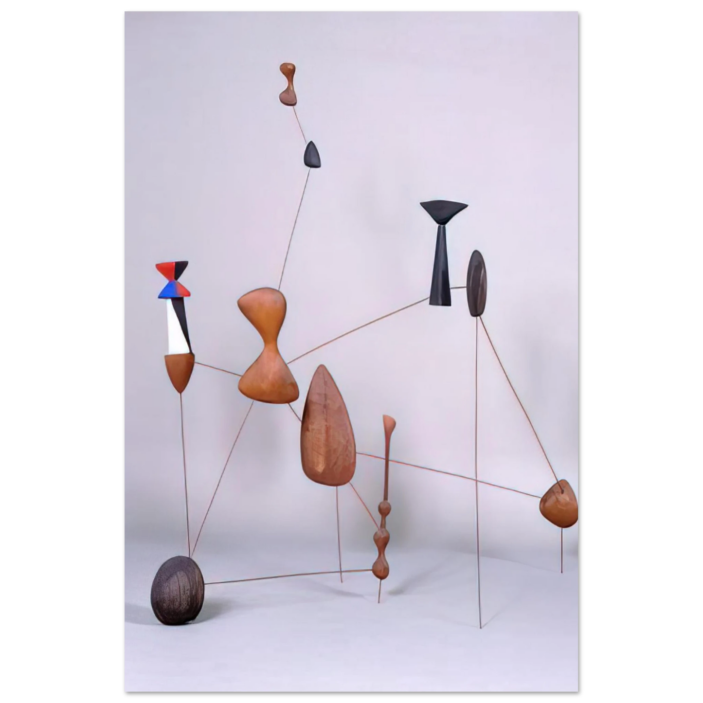 Alexander Calder - VERTICAL CONSTELLATION WITH BOMB 1943 Fine Art Poster