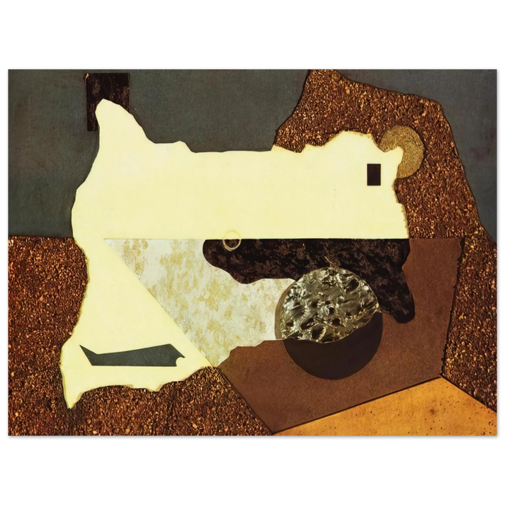 Enrico Prampolini - INTERVISTA CON LA MATERIA 1930 75x100 cm / 30x40inches Fine Art Poster