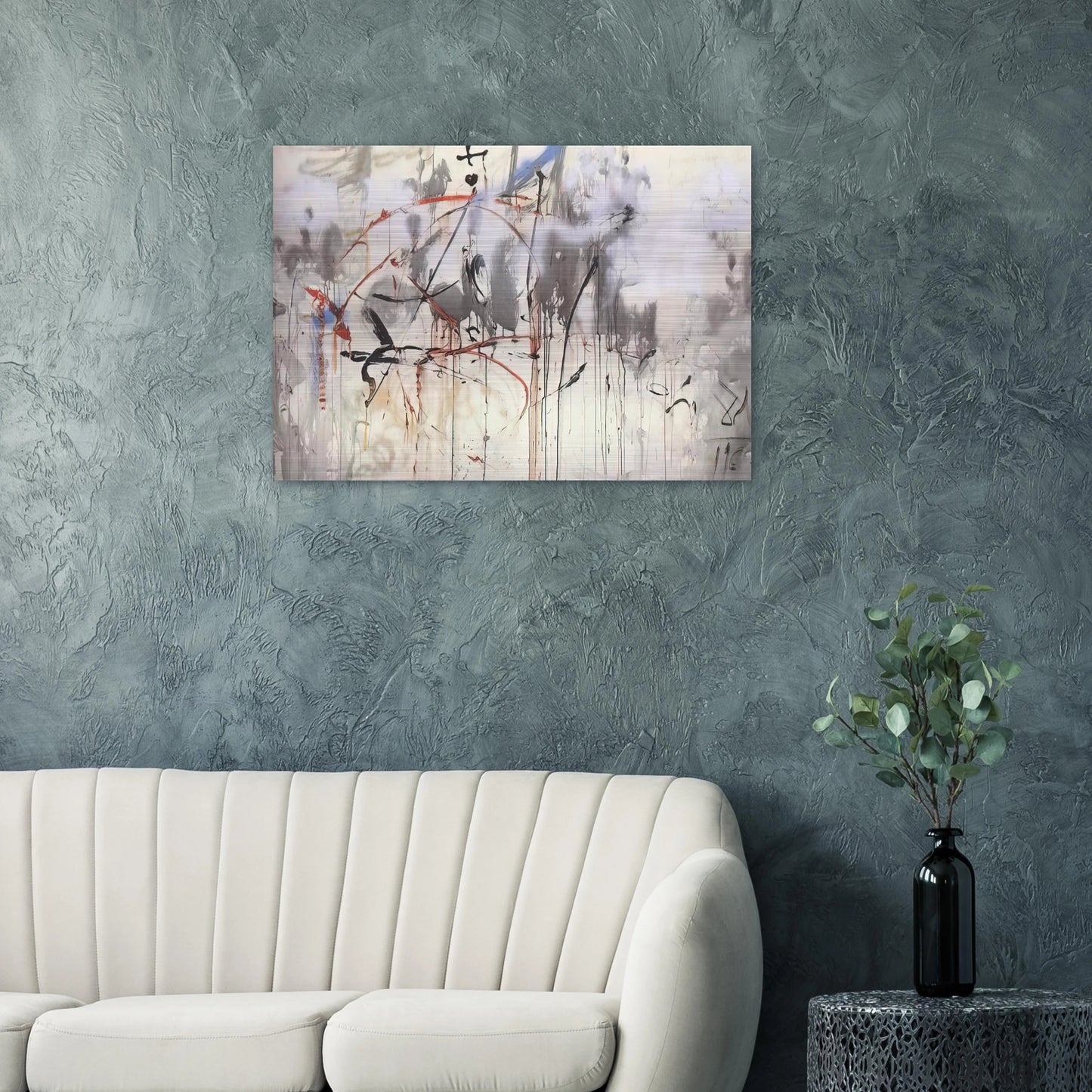 HOMAGE TO MEIRRONIER - Salvador Dali Brushed Aluminum Print - 70x100 cm / 28x40 inches | Salvador Dali Aluminum Print | Salvador Dali Prints