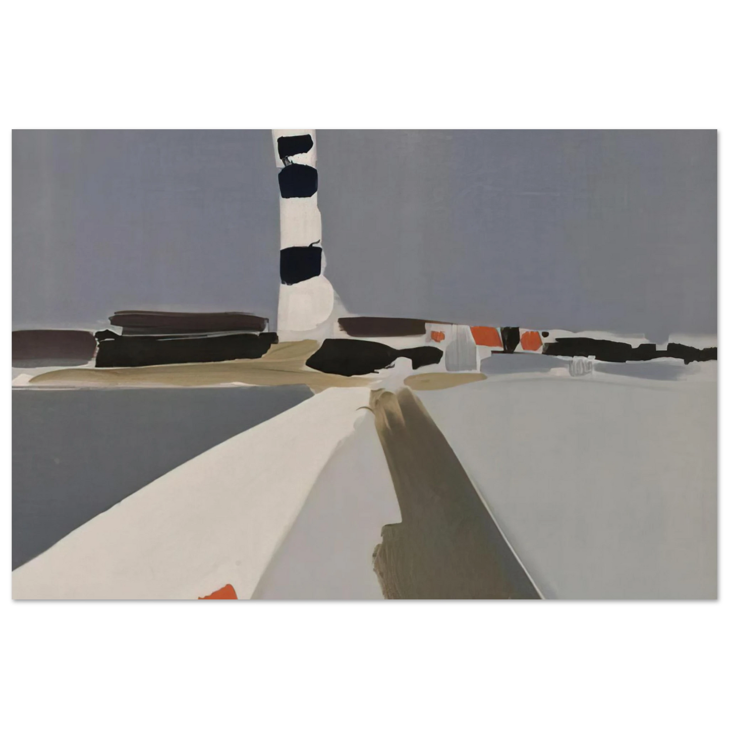 Nicolas de Stael - Le Phare - 1952 Fine Art Poster