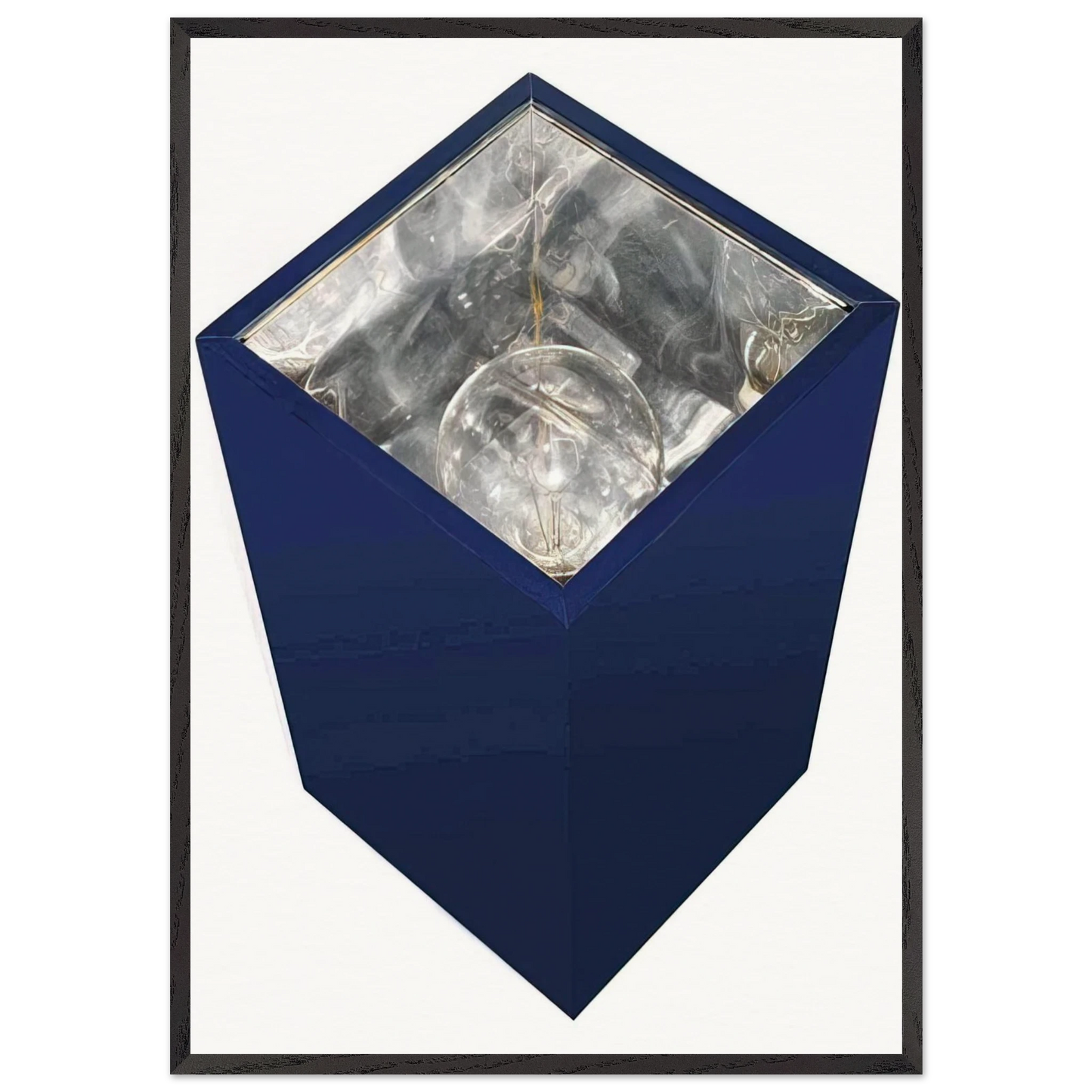 LAMPADA ANNUALE 1967 - Alighiero Boetti 70x100 cm / 28x40 inches Framed Art Print – Black Wooden Frame