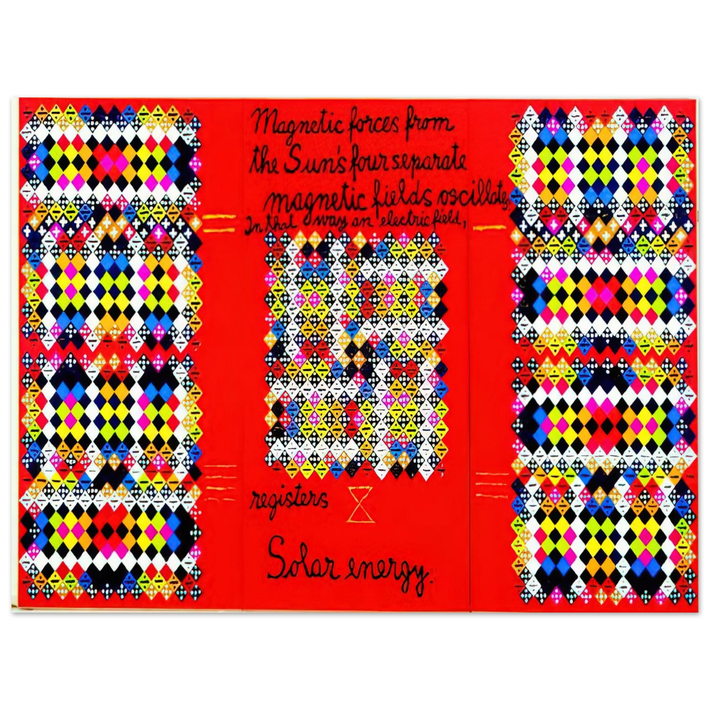 Alfred Jensen - Solar Energy Optics - 1975 75x100 cm / 30x40inches Fine Art Poster