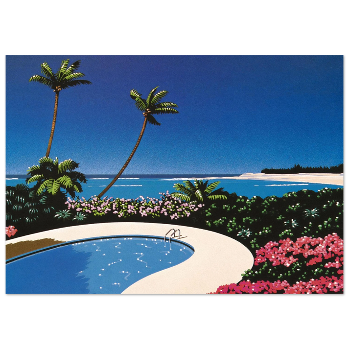 Hiroshi Nagai - Fall of Sound Wall Art - 30x40 cm / 12x16 inches - Fine Art Poster - -