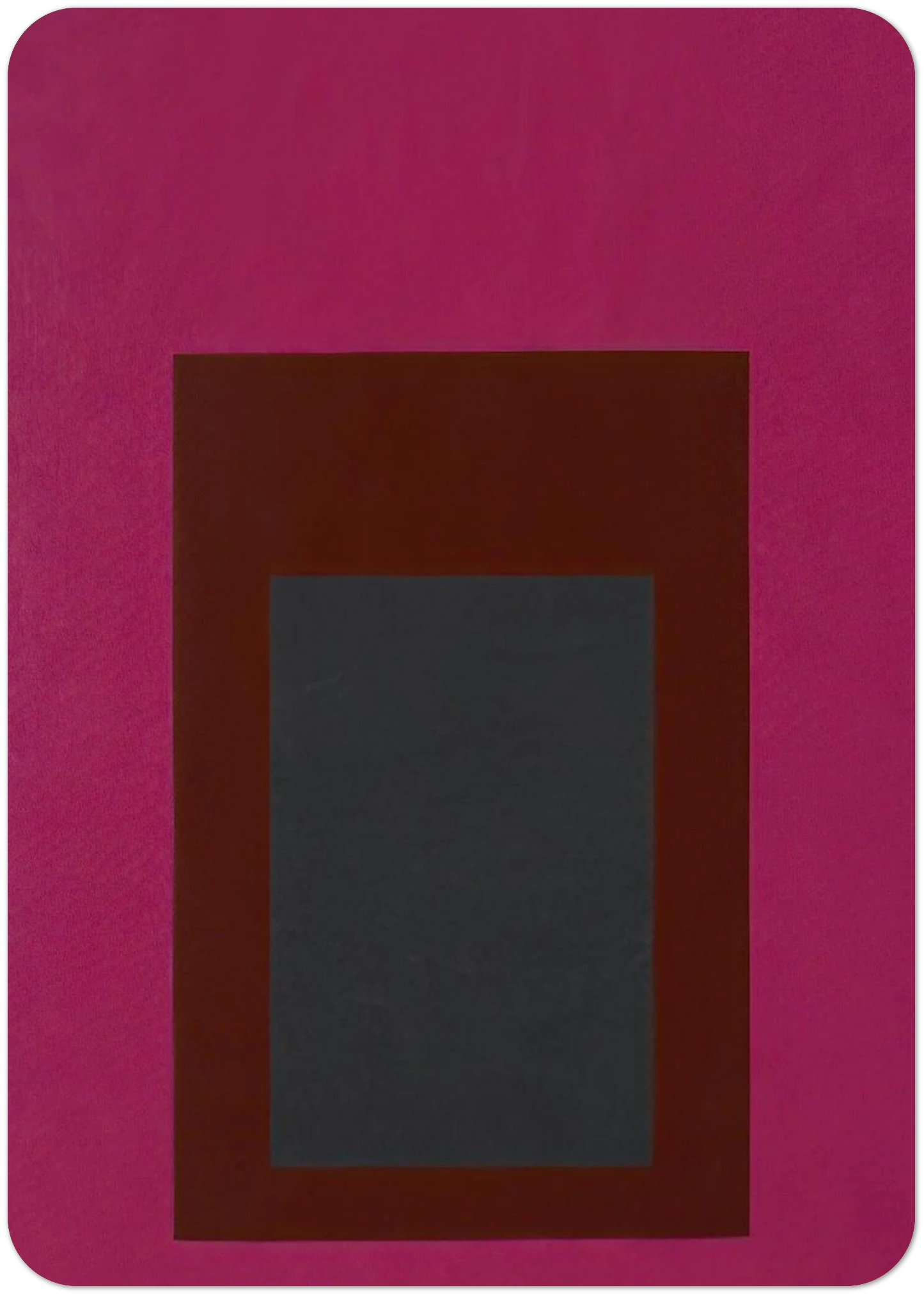 HOMAGE TO THE SQUARE GUARDED 1952 By Josef Albers Pack of 10 Post Cards | Josef Albers Post Cards | A6 (10.5 x 14.8 cm) - 4.1 x 5.8 inches
