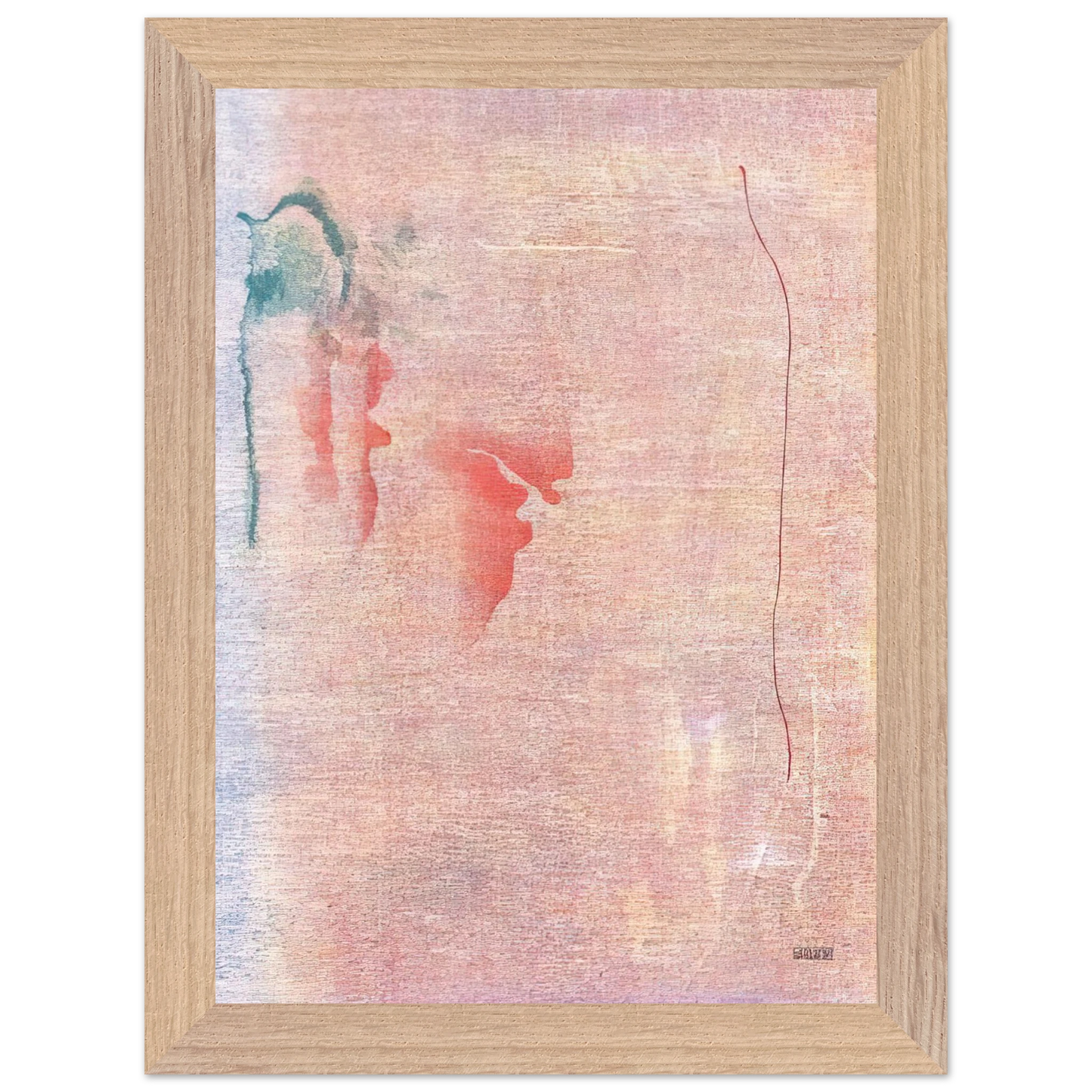 Helen Frankenthaler - Cedar Hill - 1983 Wall art - A3 (29.7 x 42 cm) - Premium Wooden Framed Poster With Fine Art Paper-canvas - Wood frame