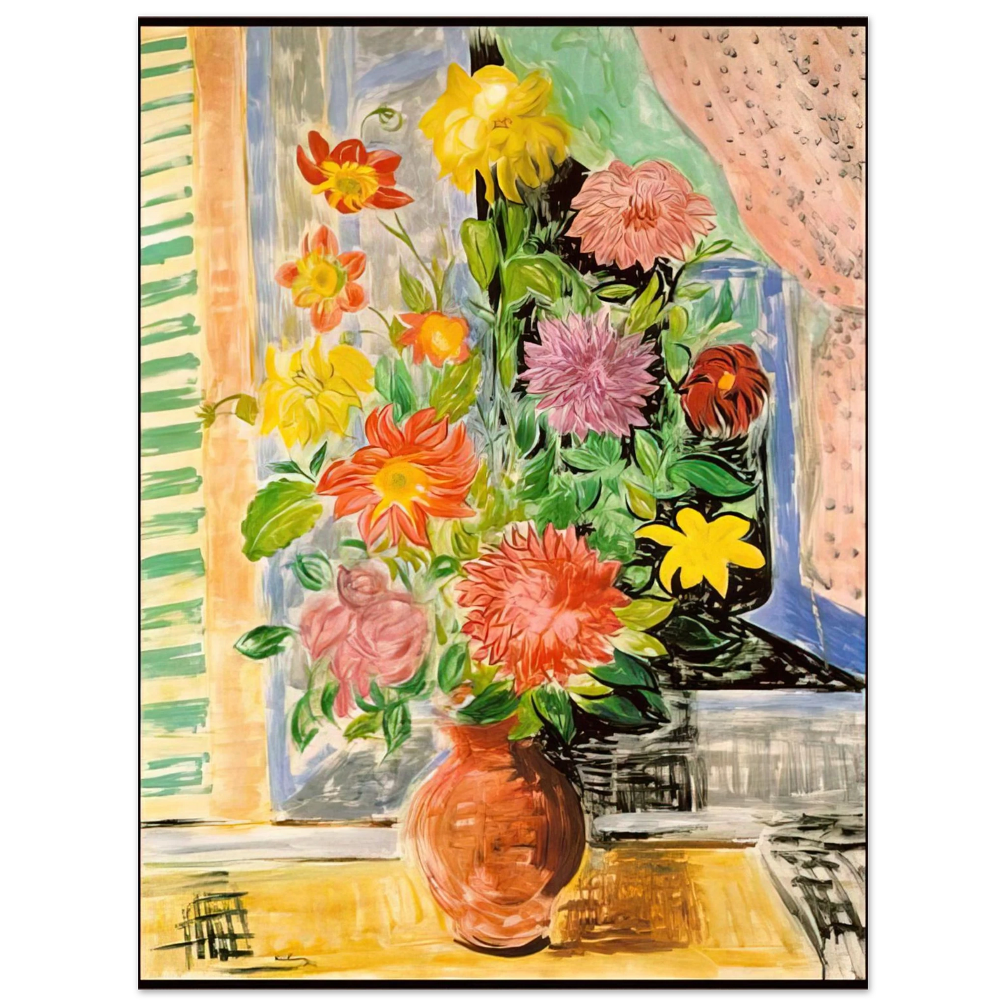 Moise Kisling - GRAND BOUQUET 75x100 cm / 30x40inches Fine Art Poster