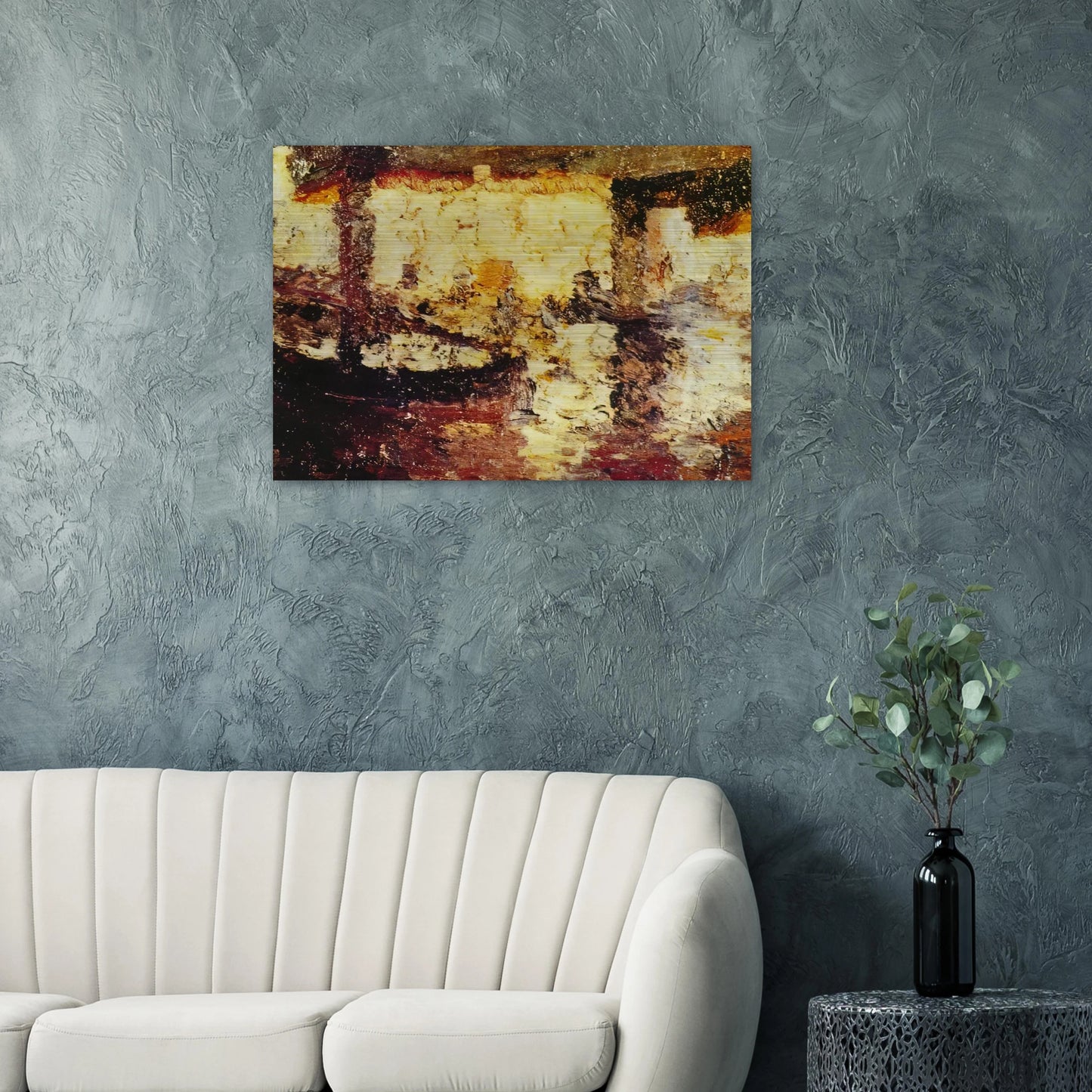 ES POAL PIANQUE 1920 - Salvador Dali Brushed Aluminum Print - 70x100 cm / 28x40 inches | Salvador Dali Aluminum Print | Salvador Dali Prints