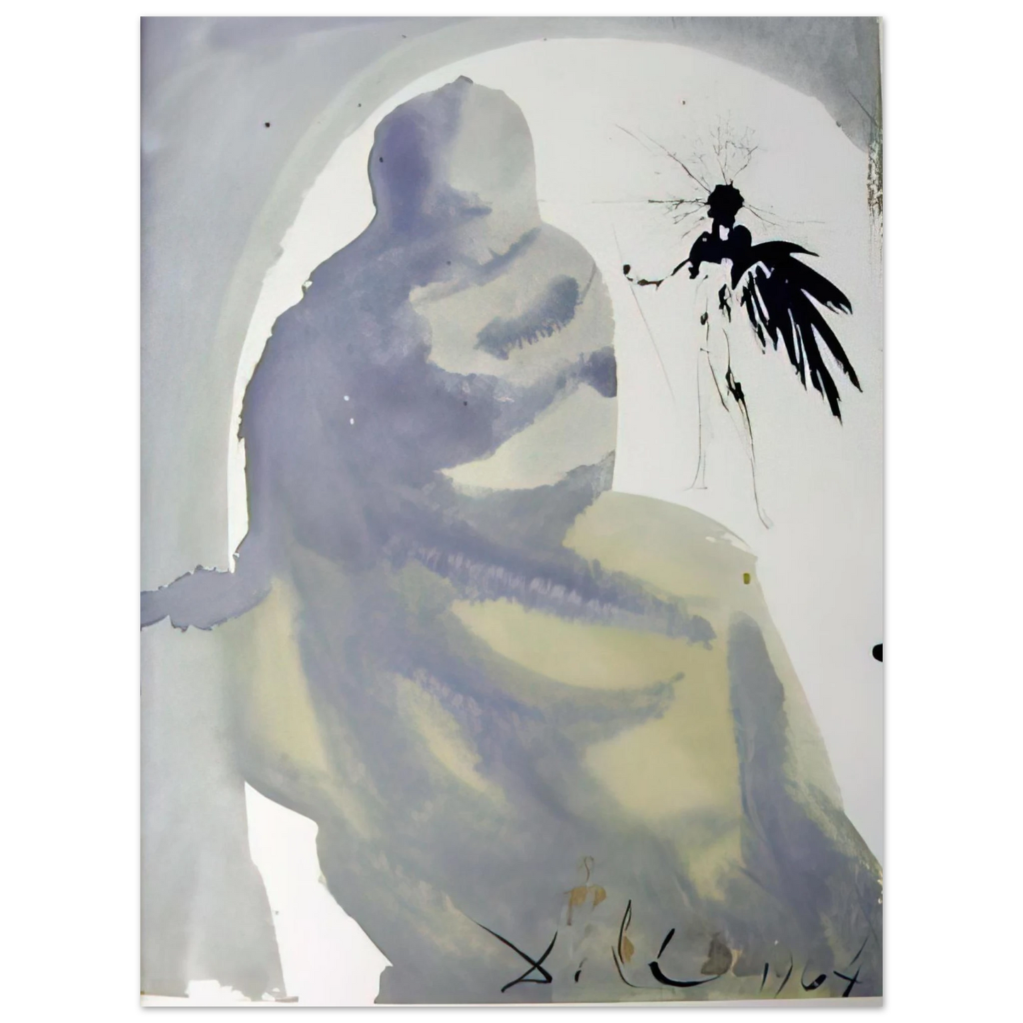 Salvador Dali - SEDUXISTI ME DOMINE 1967 75x100 cm / 30x40inches Fine Art Poster