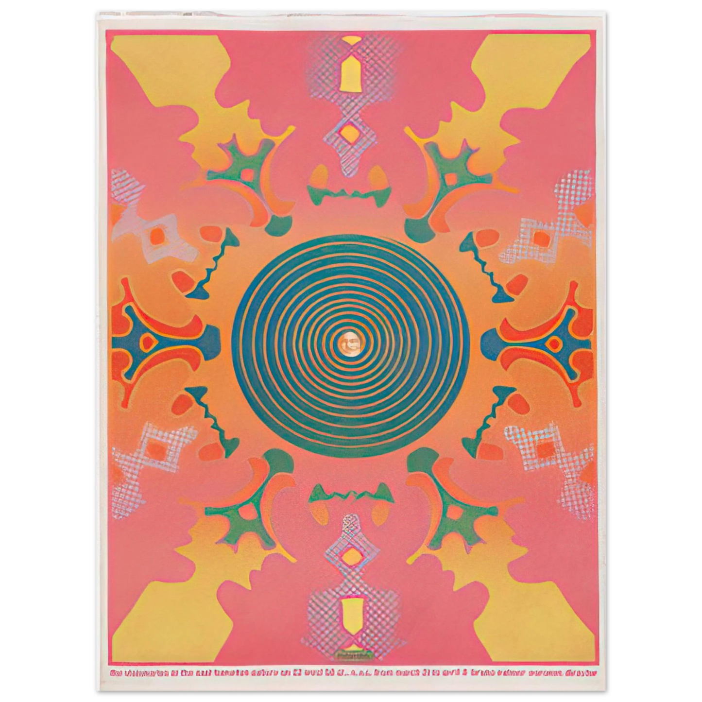 Peter Max - THE VISIONARIES AT THE EAST HAMPTON GALLERY 1967 75x100 cm / 30x40inches Fine Art Poster