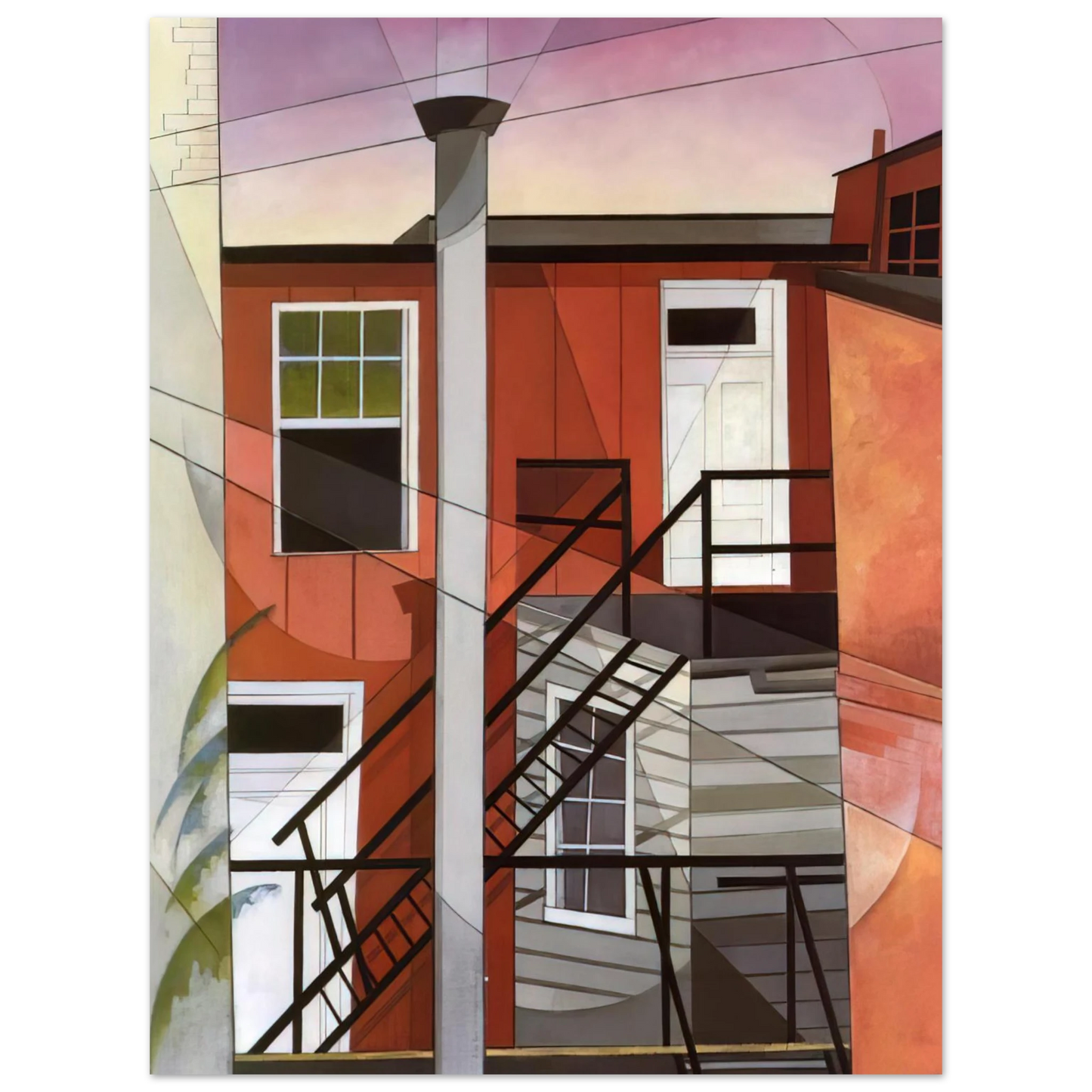Charles Demuth - Modern Conveniences - 1921 75x100 cm / 30x40inches Fine Art Poster
