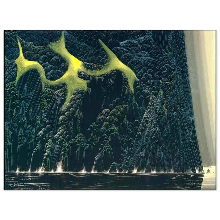 Eyvind Earle - Out of the Sea 75x100 cm / 30x40inches Fine Art Poster