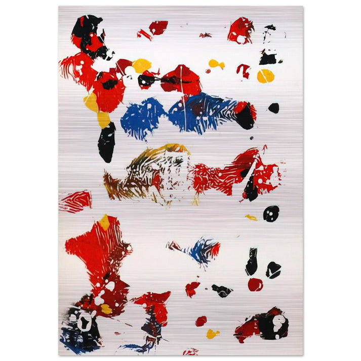 Untitled SF27S - Sam Francis Brushed Aluminum Print - 70x100 cm / 28x40 inches | Sam Francis Aluminum Print | Sam Francis Prints
