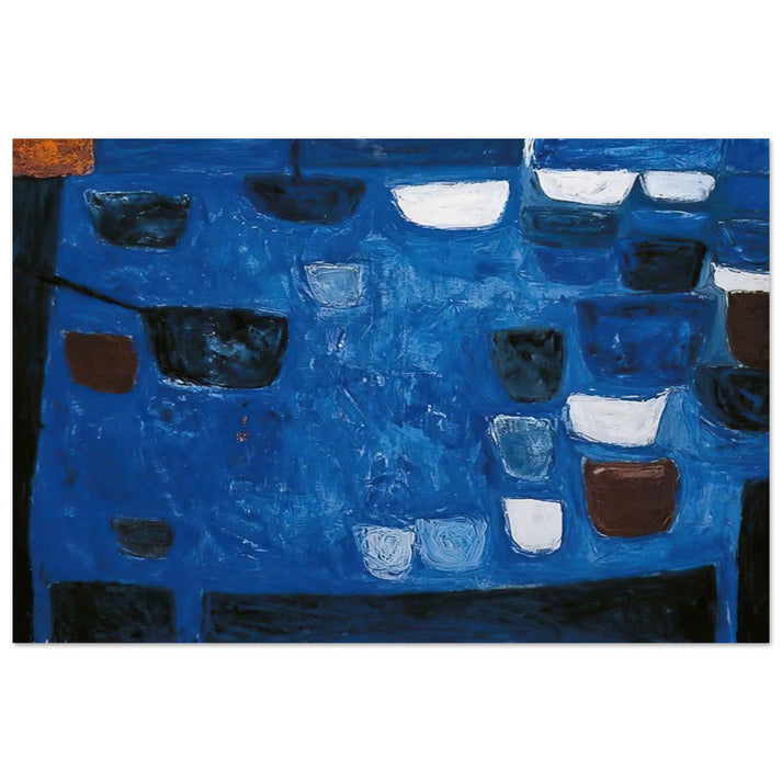 Blue Still Life - 1957 - William Scott Art Prints - 100x150 cm / 40x60″ inches | William Scott Poster | William Scott Prints