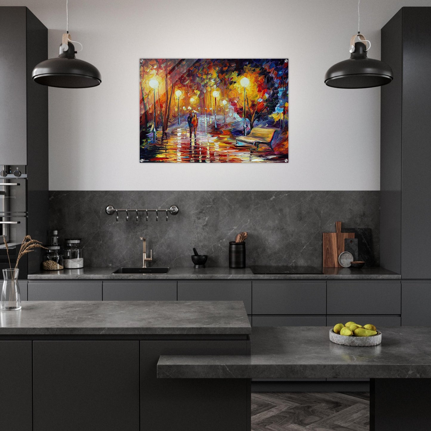 Leonid Afremov - Leonid Afremov Acrylic Print - 70x100 cm / 28x40″ inches