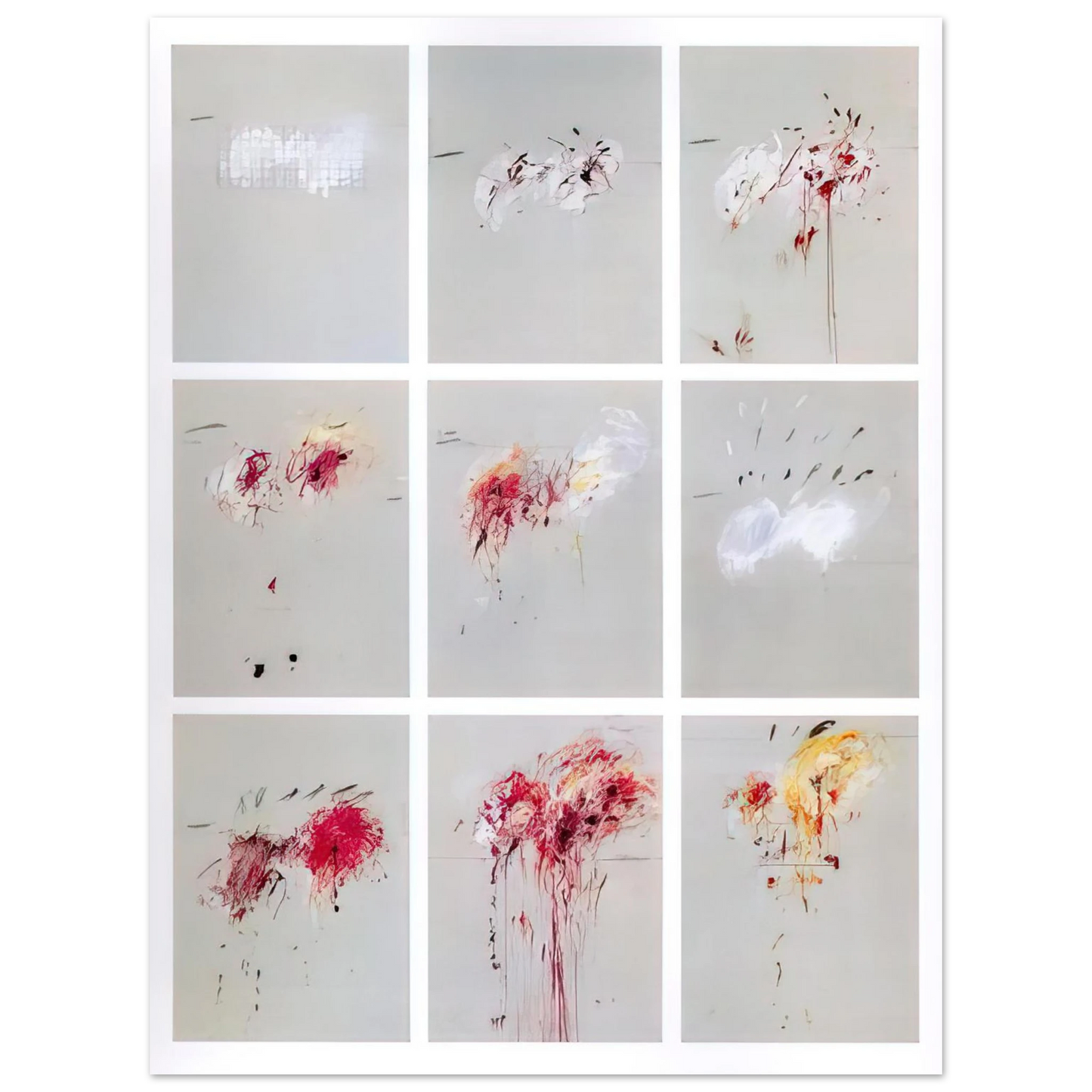 Cy Twombly - Nine Discourses on Commodus 75x100 cm / 30x40inches Fine Art Poster