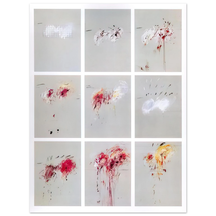 Cy Twombly - Nine Discourses on Commodus 75x100 cm / 30x40inches Fine Art Poster