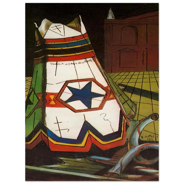 Giorgio de Chirico - PLAYTHINGS OF THE PRINCE 1915 75x100 cm / 30x40inches Fine Art Poster