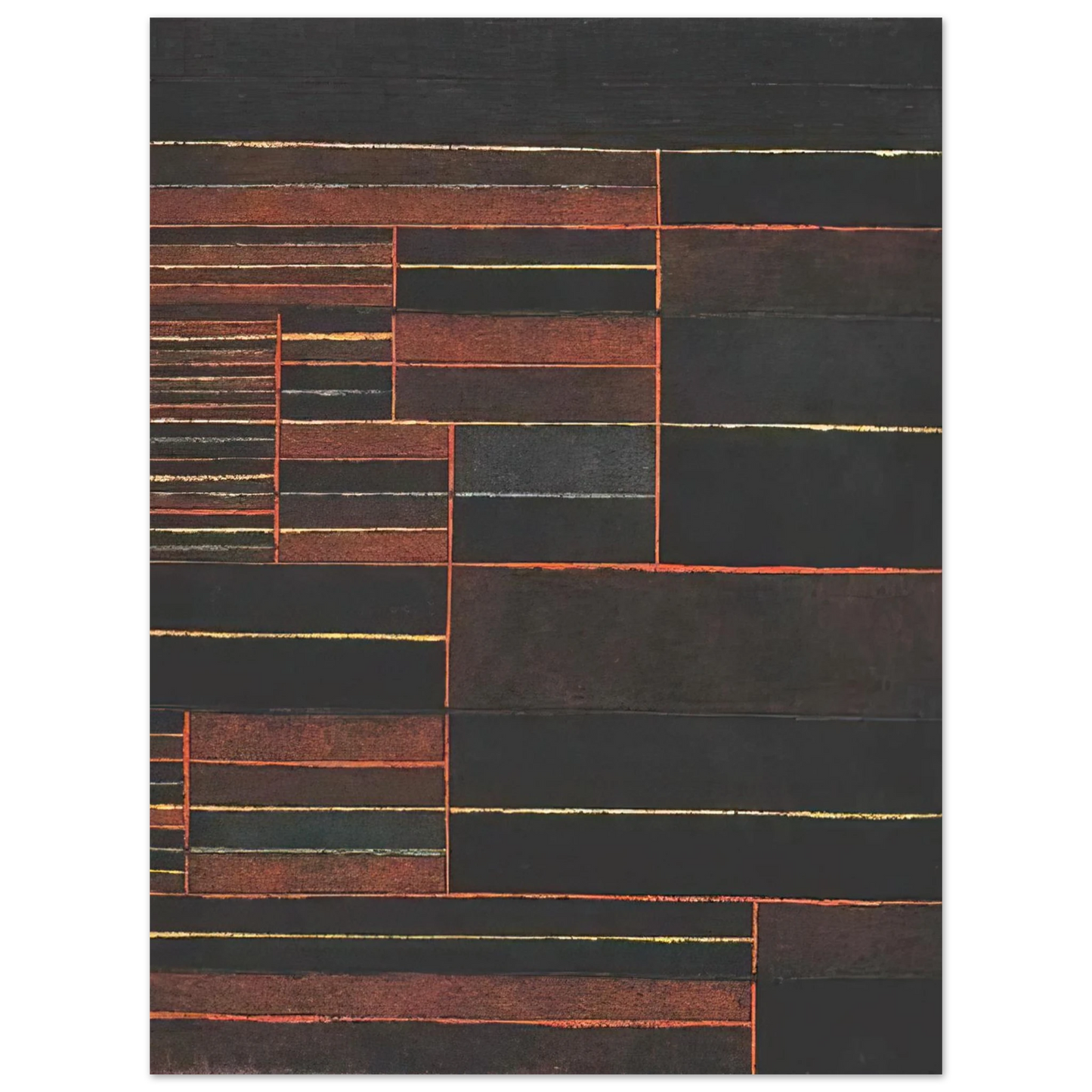 Paul Klee - IN THE CURRENT SIX THRESHOLDS 1929 75x100 cm / 30x40inches Fine Art Poster