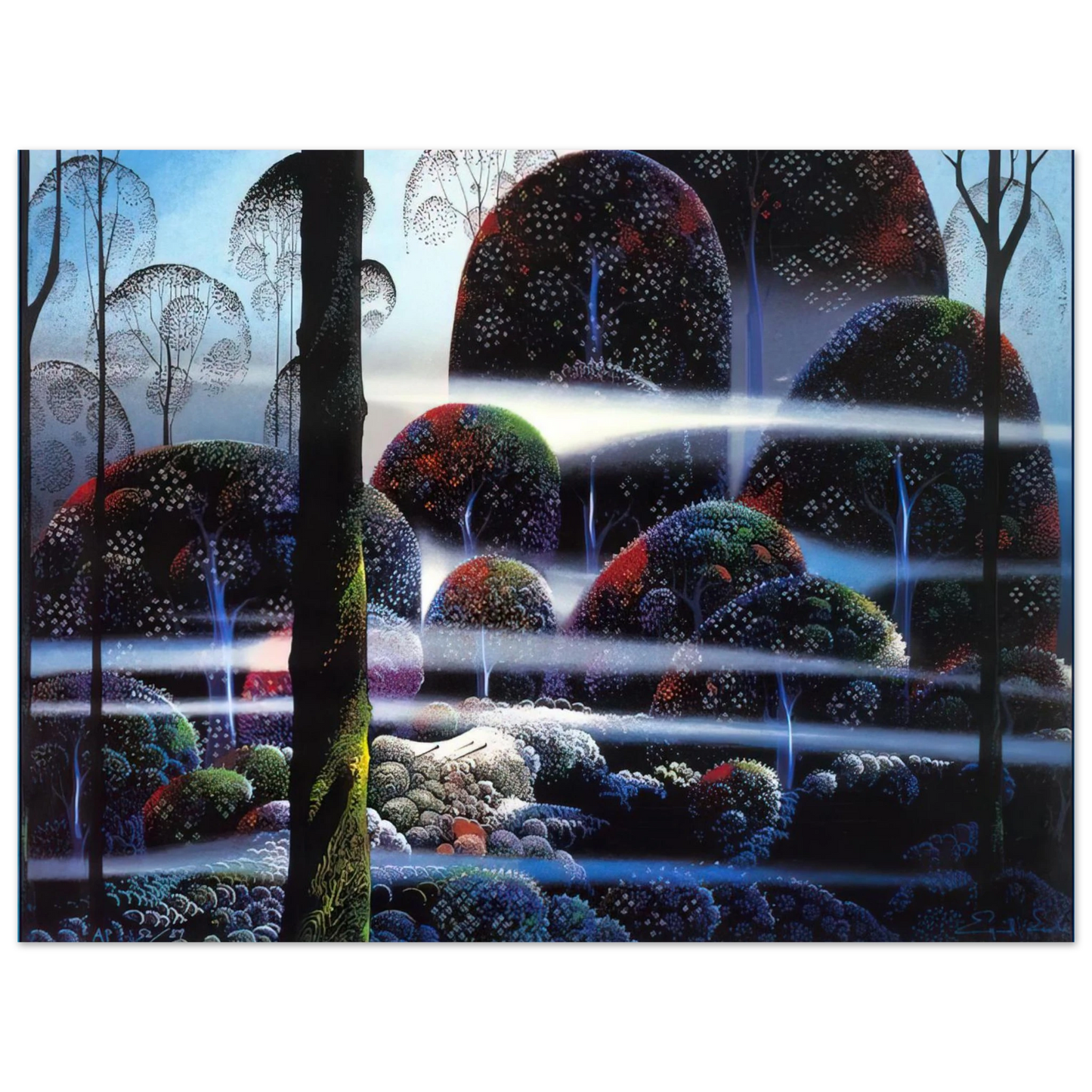 Eyvind Earle - Beyond Paradise 75x100 cm / 30x40inches Fine Art Poster