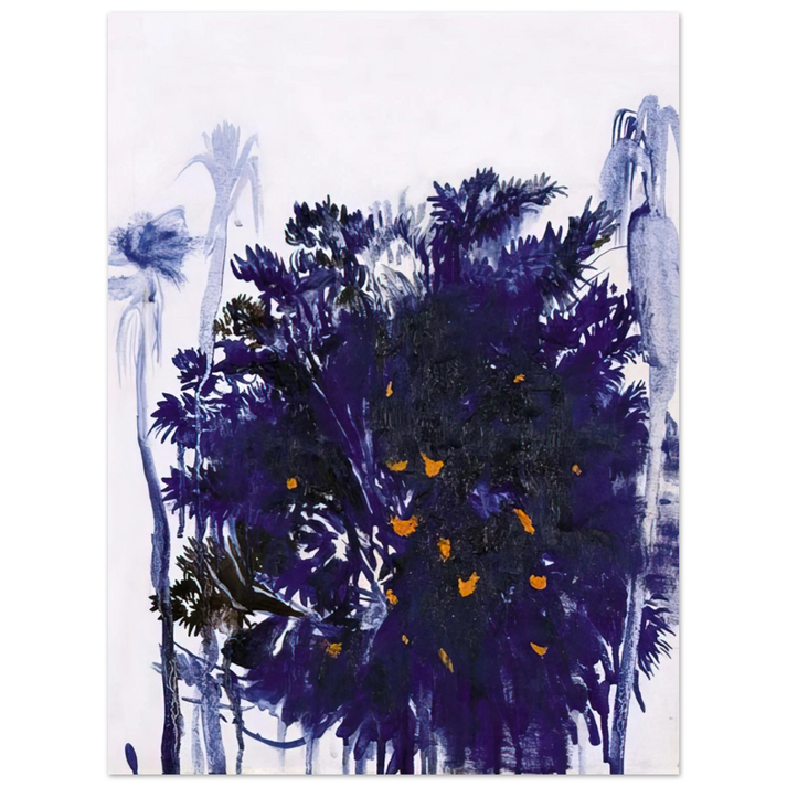 Brett Whiteley - Moreton Bay Fig and Palm Trees - figurative 75x100 cm / 30x40inches Fine Art Poster