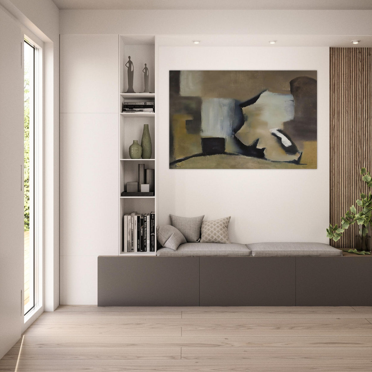 Beyond Emperors - 1952 - Theodoros Stamos Art Prints - 100x150 cm / 40x60″ inches | Theodoros Stamos Poster | Theodoros Stamos Prints