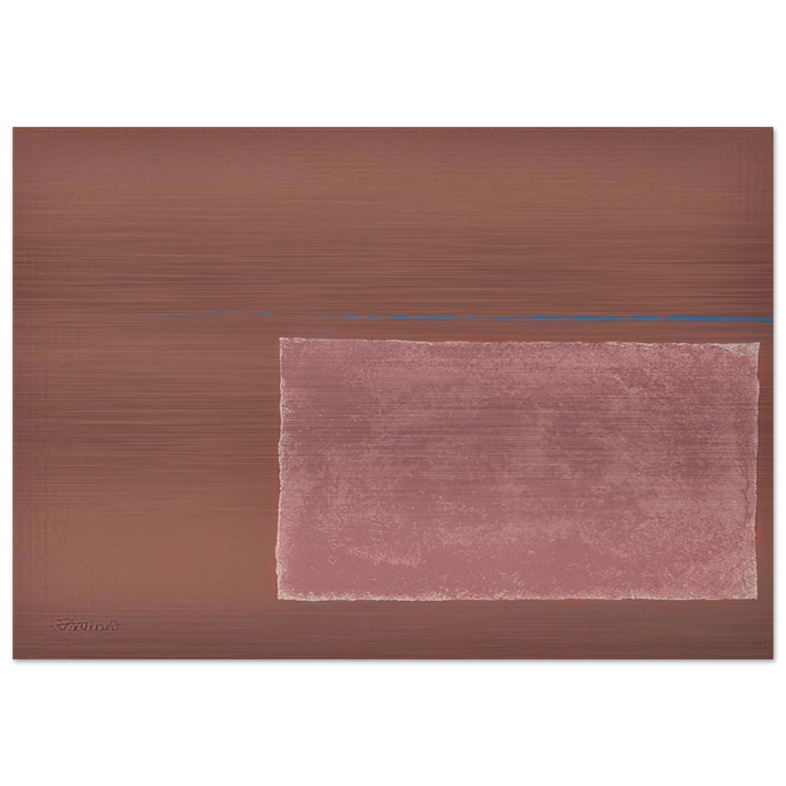 Spartan Sun Box I - Color Field Painting - Theodoros Stamos Brushed Aluminum Print - 70x100 cm / 28x40 inches | Theodoros Stamos Aluminum Print | Theodoros Stamos Prints