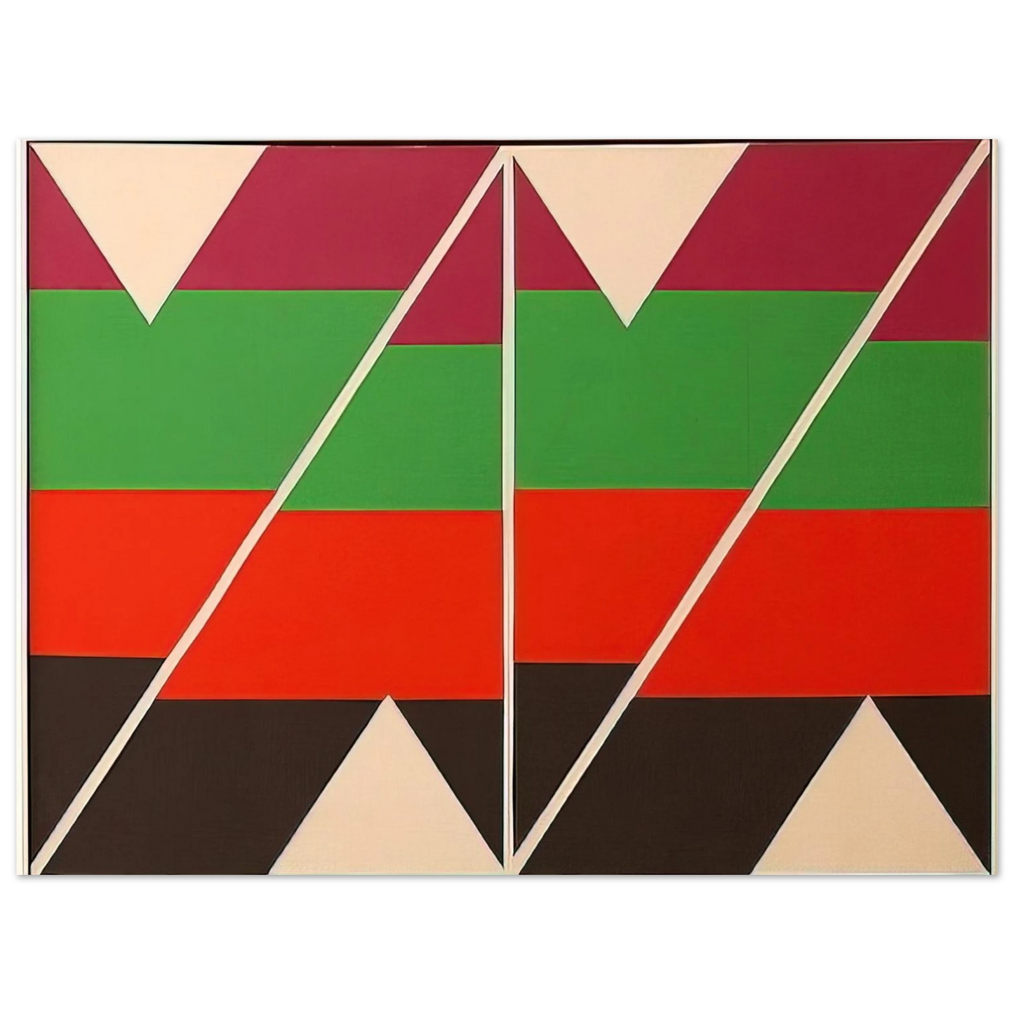 Larry Zox - Scissors Jack - 1974 75x100 cm / 30x40inches Fine Art Poster