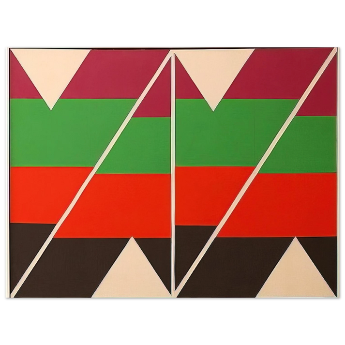 Larry Zox - Scissors Jack - 1974 75x100 cm / 30x40inches Fine Art Poster