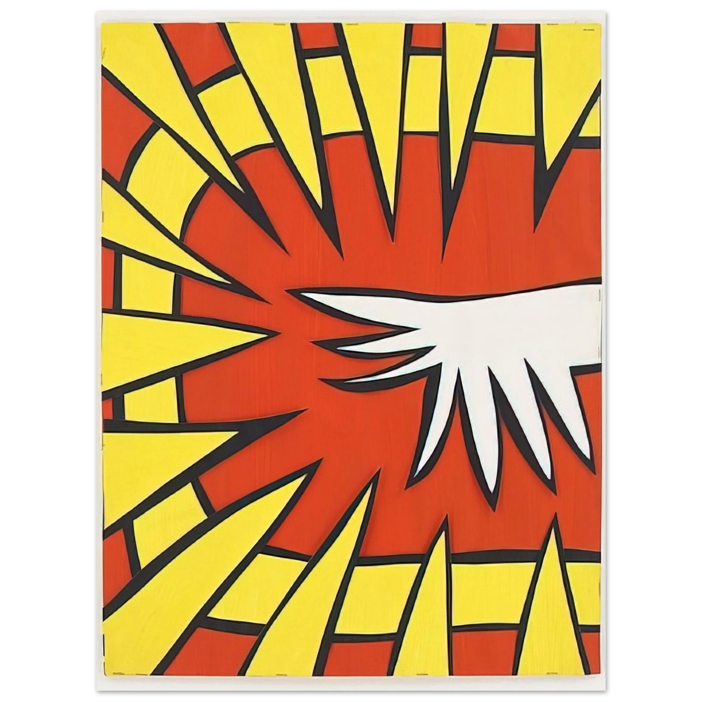 Nicholas Krushenick - Untitled - 1963 75x100 cm / 30x40inches Fine Art Poster