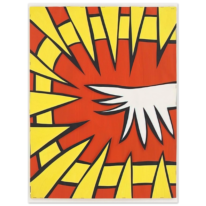 Nicholas Krushenick - Untitled - 1963 75x100 cm / 30x40inches Fine Art Poster