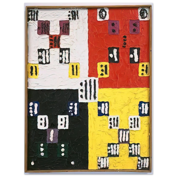 Alfred Jensen - The Apex is Nothing - 1960 75x100 cm / 30x40inches Fine Art Poster