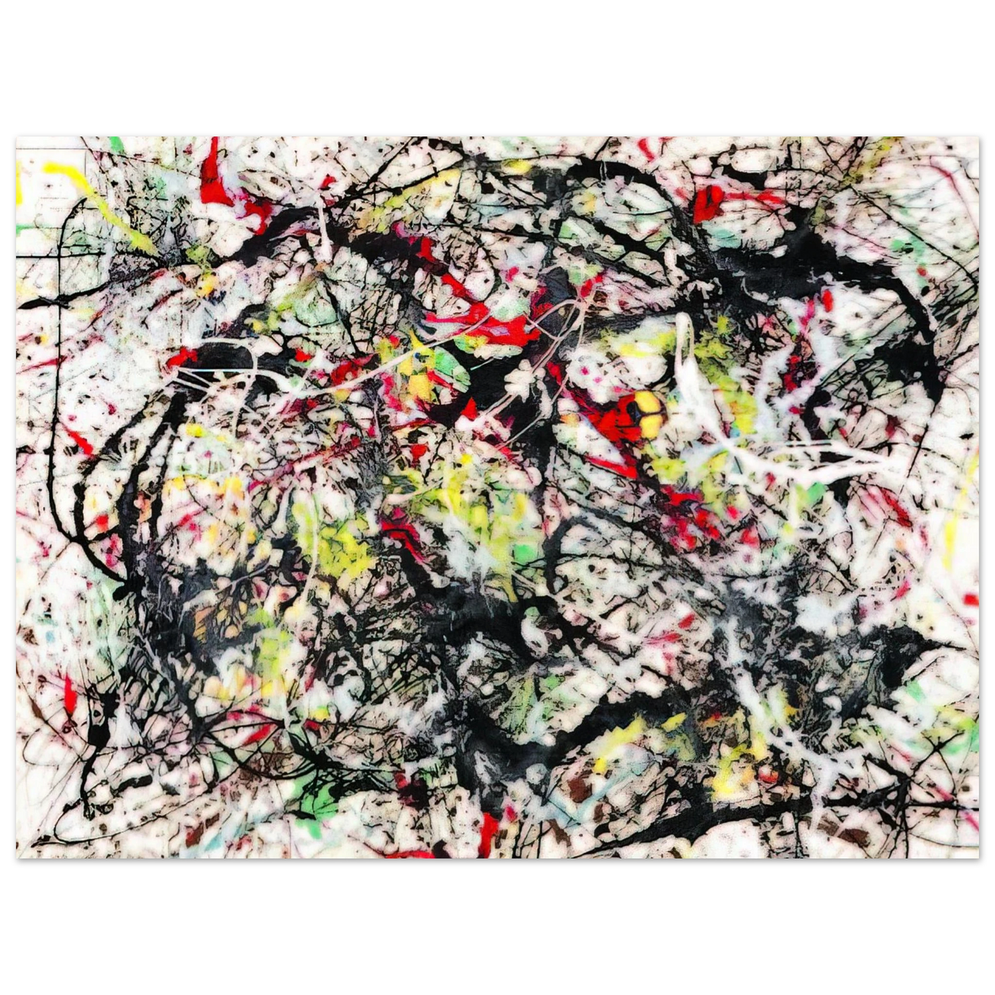 Jackson Pollock - NUMBER 48 1949 75x100 cm / 30x40inches Fine Art Poster