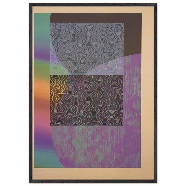 Recitals - Sam Gilliam 70x100 cm / 28x40 inches Framed Art Print – Black Wooden Frame