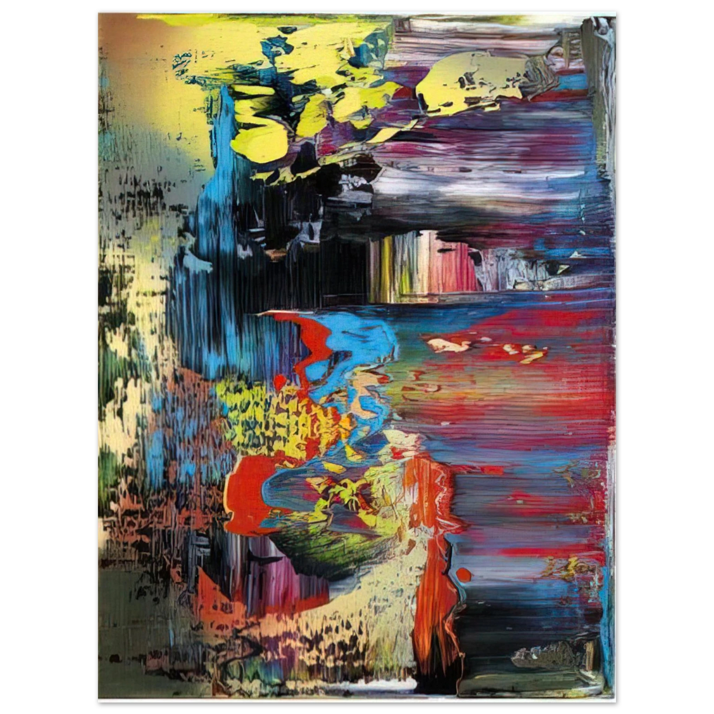 Gerhard Richter - ABSTRACT PICTURE 1 75x100 cm / 30x40inches Fine Art Poster