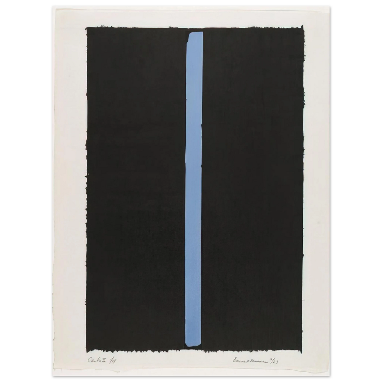 Barnett Newman - Canto II 75x100 cm / 30x40inches Fine Art Poster
