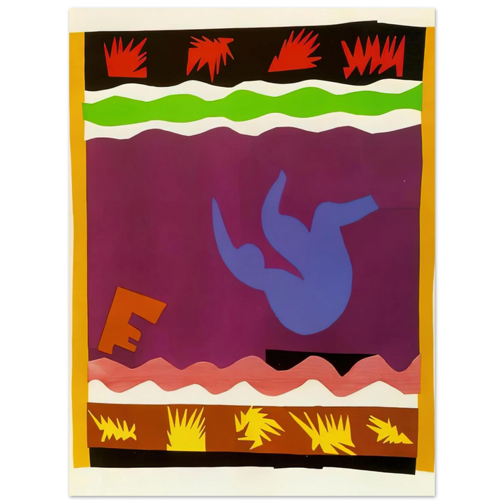 Henri Matisse - THE TOBOGGAN 1943 75x100 cm / 30x40inches Fine Art Poster
