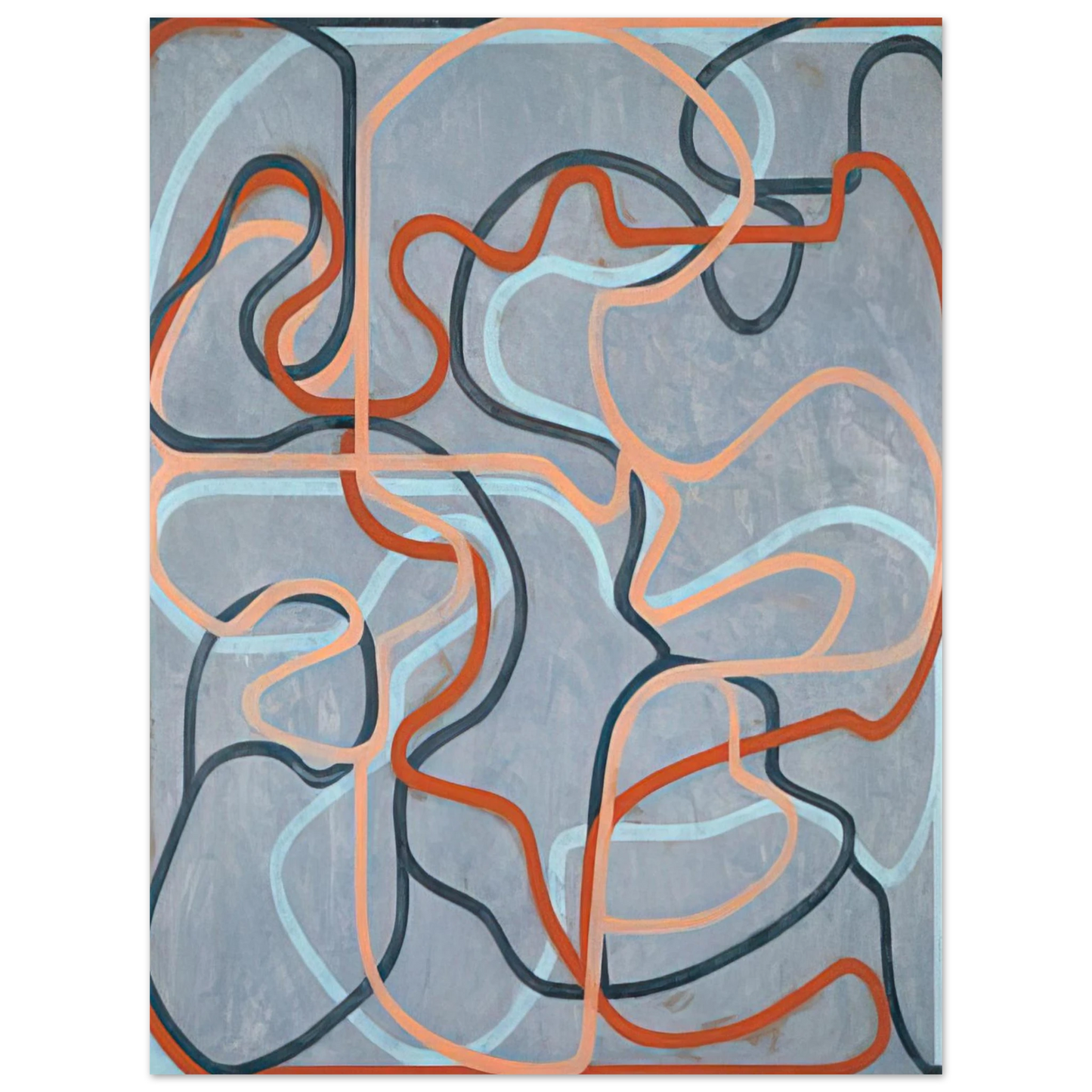 Brice Marden - Epitaph Painting 5 - 2001 75x100 cm / 30x40inches Fine Art Poster