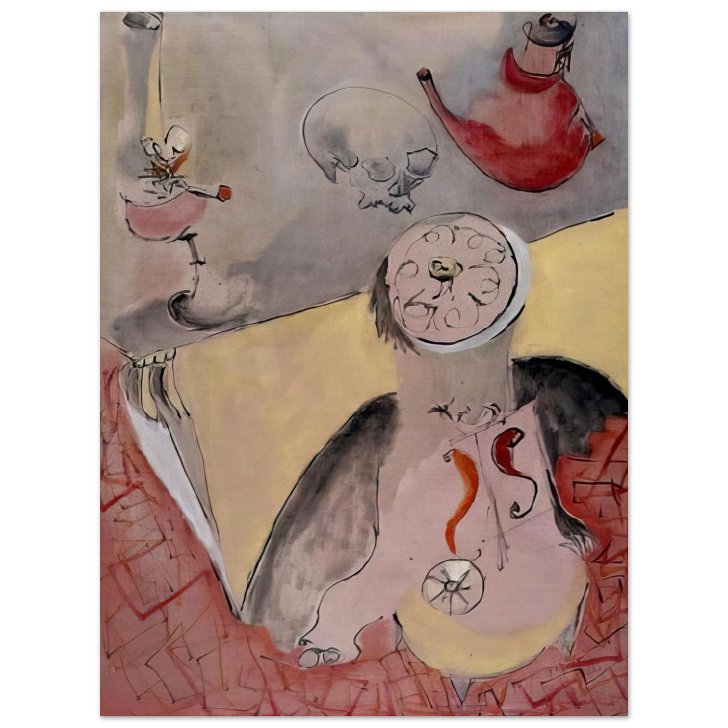 Norman Bluhm - Still Life - 1948 75x100 cm / 30x40inches Fine Art Poster