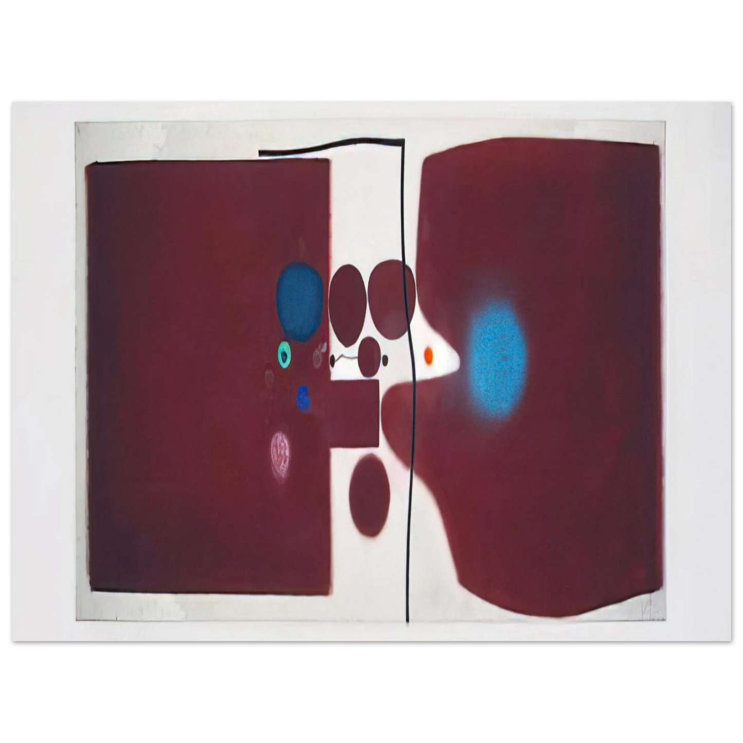Victor Pasmore - Brown Symphony - 1979 75x100 cm / 30x40inches Fine Art Poster