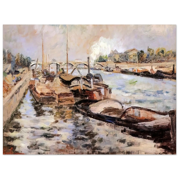 Armand Guillaumin - The Seine - 1867 75x100 cm / 30x40inches Fine Art Poster