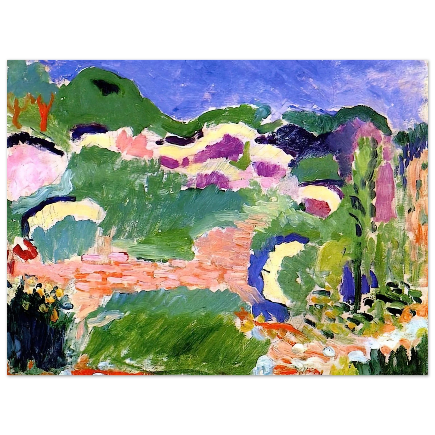Henri Matisse - LES GENETS 1905 75x100 cm / 30x40inches Fine Art Poster