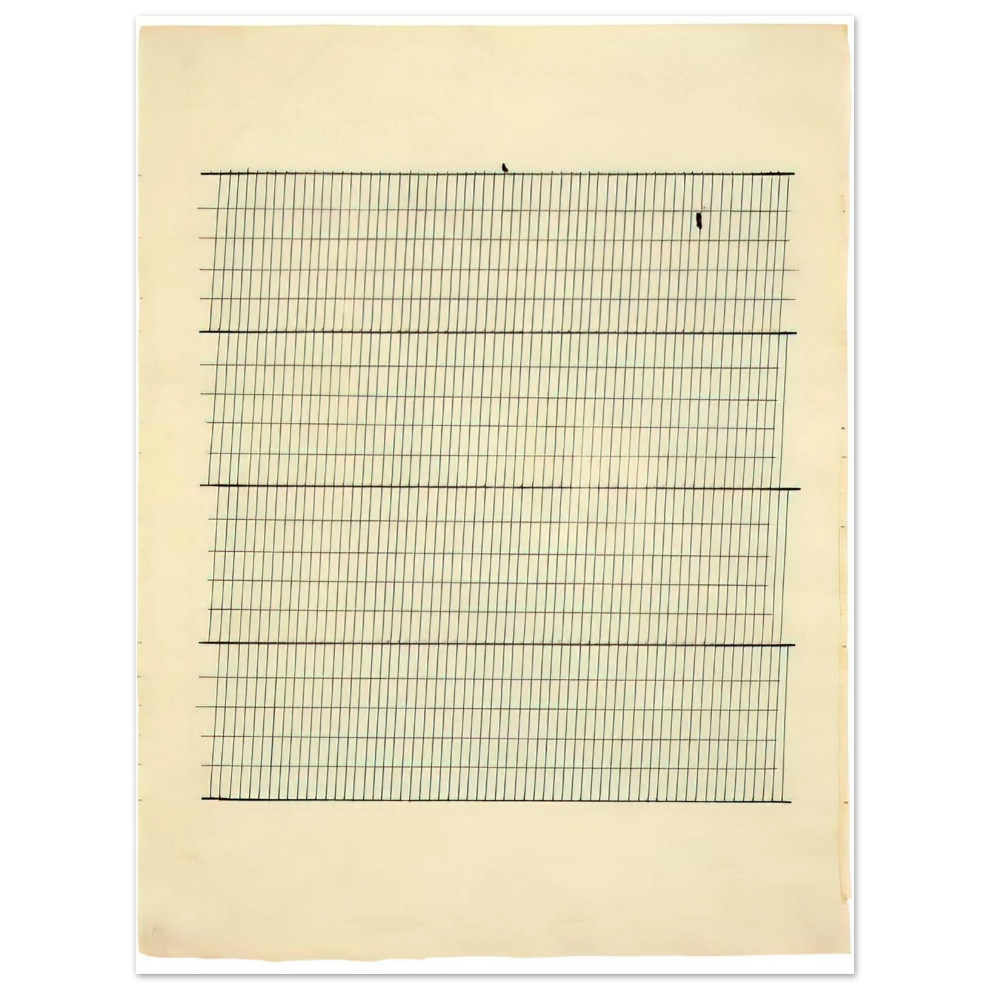 Agnes Martin - Aspiration 75x100 cm / 30x40inches Fine Art Poster