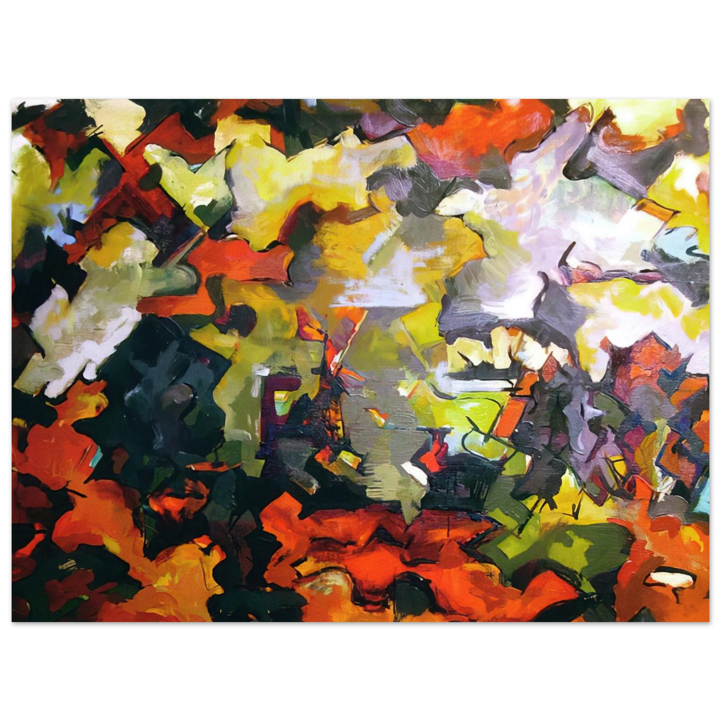Audrey Flack - ABSTRACT LANDSCAPE 1950 75x100 cm / 30x40inches Fine Art Poster