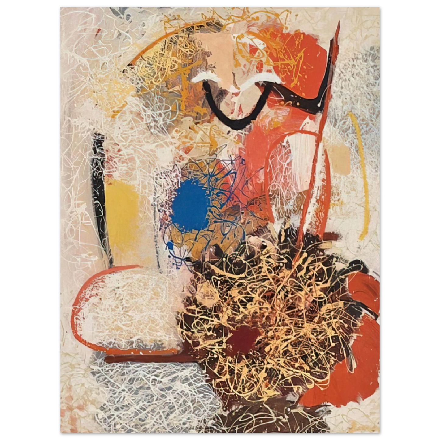 John Ferren - Untitled I - 1957 75x100 cm / 30x40inches Fine Art Poster