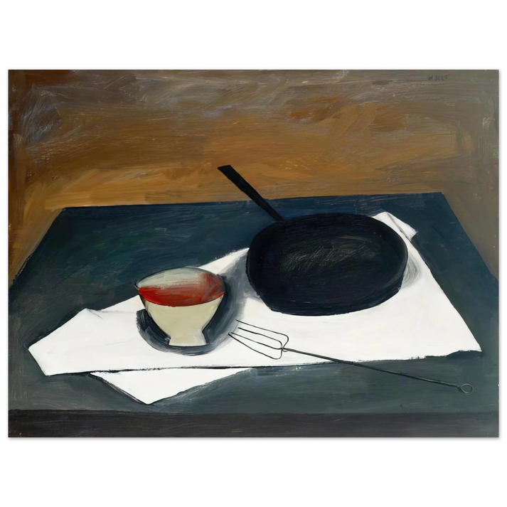 William Scott - The Frying Pan - 1946 75x100 cm / 30x40inches Fine Art Poster